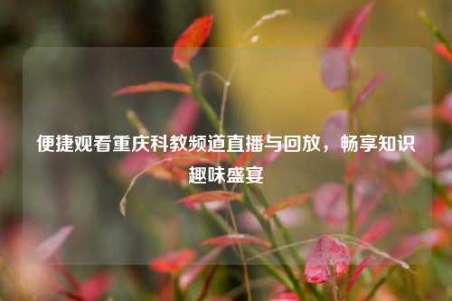 便捷观看重庆科教频道直播与回放，畅享知识趣味盛宴