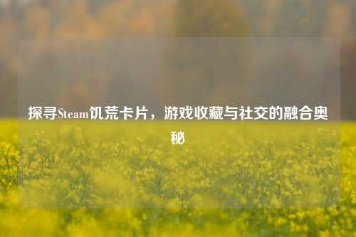 探寻Steam饥荒卡片，游戏收藏与社交的融合奥秘