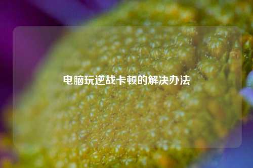 电脑玩逆战卡顿的解决办法