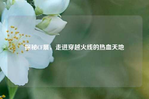 探秘CF展，走进穿越火线的热血天地
