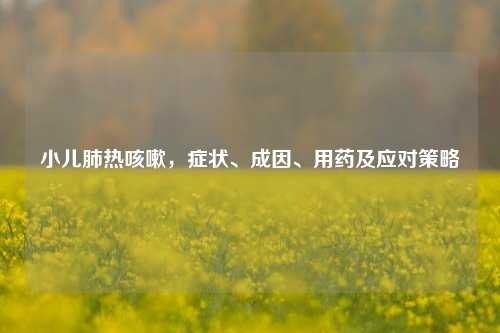 小儿肺热咳嗽，症状、成因、用药及应对策略
