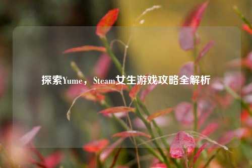 探索Yume,Steam女生游戏攻略全解析