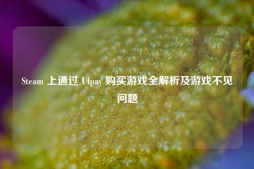 Steam 上通过 Ulpay 购买游戏全解析及游戏不见问题