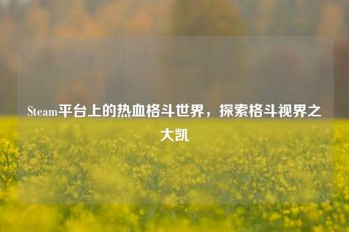 Steam平台上的热血格斗世界,探索格斗视界之大凯