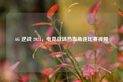 AG 逆战 2021,电竞战场热血角逐比赛视频