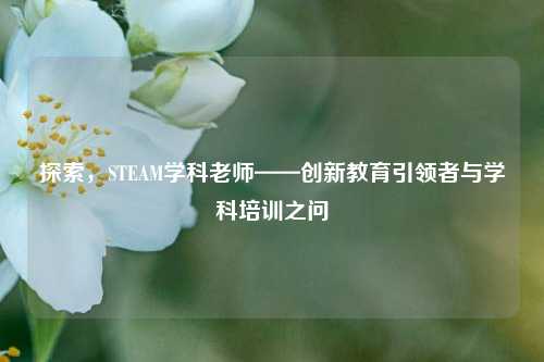 探索，STEAM学科老师——创新教育引领者与学科培训之问