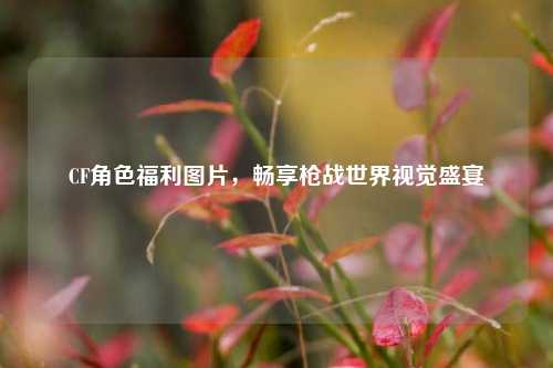 CF角色福利图片，畅享枪战世界视觉盛宴