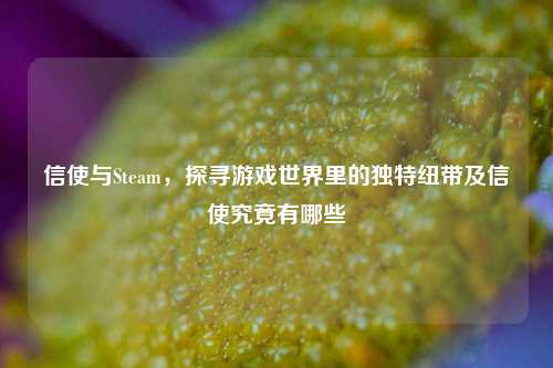 信使与Steam，探寻游戏世界里的独特纽带及信使究竟有哪些