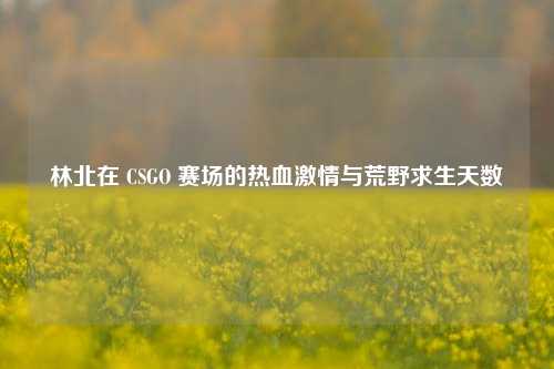 林北在 CSGO 赛场的热血激情与荒野求生天数