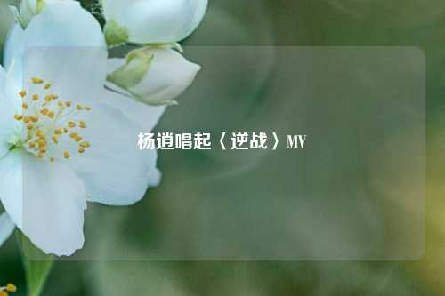 杨逍唱起〈逆战〉MV