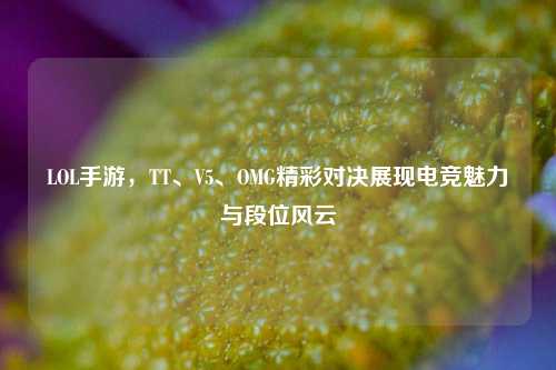 LOL手游，TT、V5、OMG精彩对决展现电竞魅力与段位风云