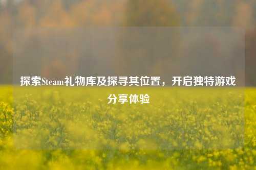 探索Steam礼物库及探寻其位置，开启独特游戏分享体验