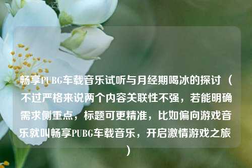 畅享PUBG车载音乐试听与月经期喝冰的探讨 （不过严格来说两个内容关联性不强，若能明确需求侧重点，标题可更精准，比如偏向游戏音乐就叫畅享PUBG车载音乐，开启激情游戏之旅 ）