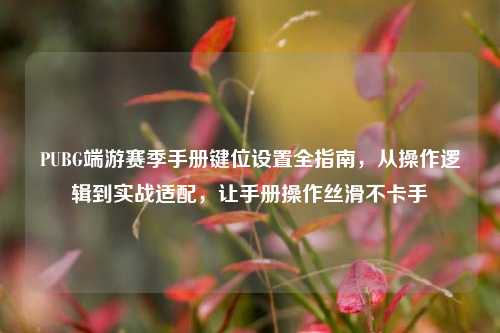PUBG端游赛季手册键位设置全指南，从操作逻辑到实战适配，让手册操作丝滑不卡手