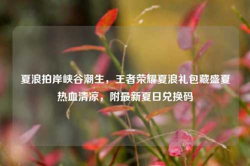 夏浪拍岸峡谷潮生，王者荣耀夏浪礼包藏盛夏热血清凉，附最新夏日兑换码