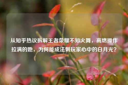 从知乎热议拆解王者荣耀不知火舞，高燃操作拉满的她，为何能成法刺玩家心中的白月光？