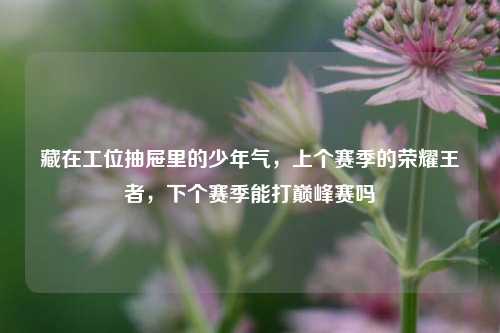藏在工位抽屉里的少年气，上个赛季的荣耀王者，下个赛季能打巅峰赛吗