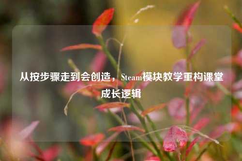 从按步骤走到会创造，Steam模块教学重构课堂成长逻辑