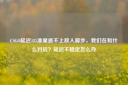 CSGO延迟185准星追不上敌人脚步，我们在和什么对抗？延迟不稳定怎么办