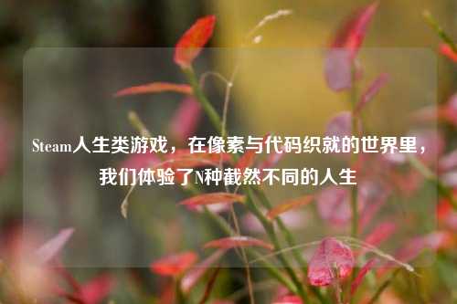 Steam人生类游戏，在像素与代码织就的世界里，我们体验了N种截然不同的人生