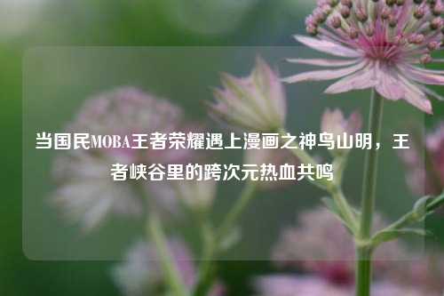 当国民MOBA王者荣耀遇上漫画之神鸟山明，王者峡谷里的跨次元热血共鸣