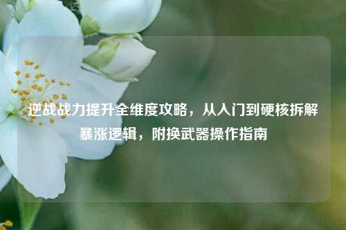逆战战力提升全维度攻略，从入门到硬核拆解暴涨逻辑，附换武器操作指南