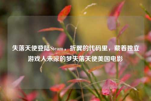 失落天使登陆Steam，折翼的代码里，藏着独立游戏人未凉的梦失落天使美国电影