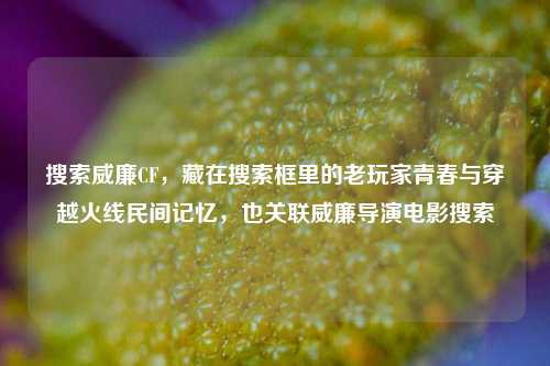 搜索威廉CF，藏在搜索框里的老玩家青春与穿越火线民间记忆，也关联威廉导演电影搜索